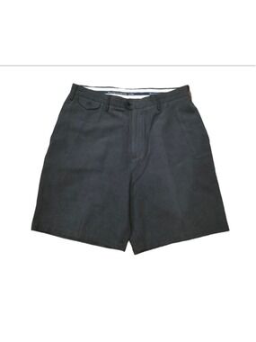 Men's Nat Nast Flat Front Shorts Black Size 34